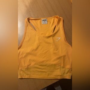 Gymshark orange tank brand new size medium